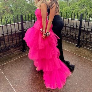 Hot Pink Prom Dress, KaBuNi, Sherri Hill Dupe